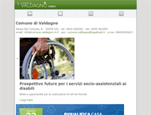 Tablet Screenshot of comune.valdagno.vi.it
